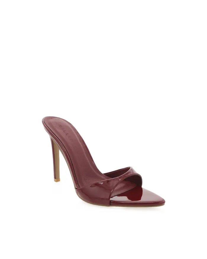 Heels Billini Stiletto Heels QUINBY CHERRY RED PATENT