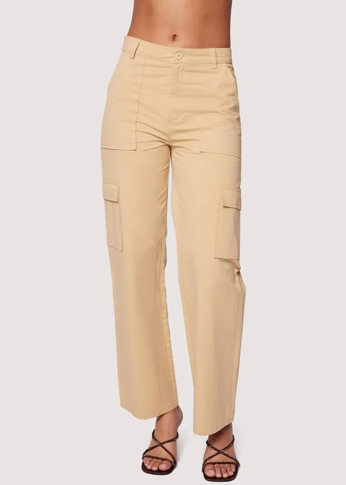 High Bluff Cargo Pants Sand Women Lost Wander Pants And Shorts