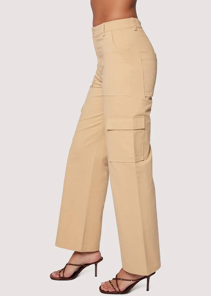 High Bluff Cargo Pants Sand Women Lost Wander Pants And Shorts