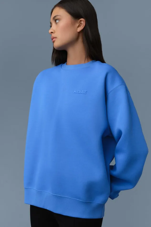 Hoodies and Tops Men Mackage JULIAN DoubleFace Jersey Sweatshirt Sapphire Hoodies and Tops Men Mackage JULIAN DoubleFace Jersey Sweatshirt Sapphire