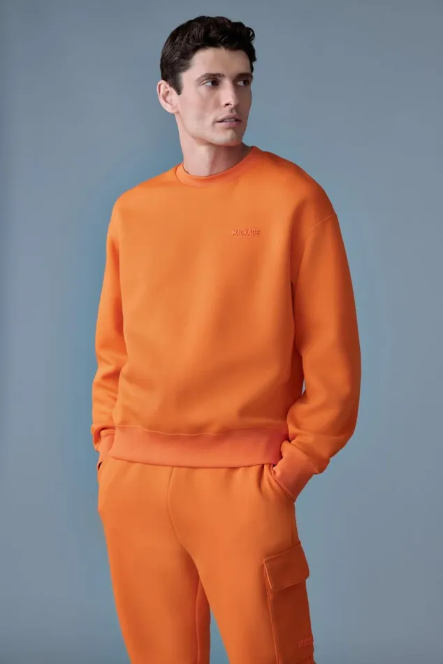 Hoodies and Tops Men Mackage JULIAN DoubleFace Jersey Sweatshirt Sapphire Hoodies and Tops Men Mackage JULIAN DoubleFace Jersey Sweatshirt Sapphire