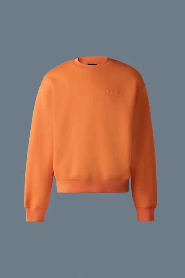 Hoodies and Tops Men Mackage JULIAN DoubleFace Jersey Sweatshirt Sapphire Hoodies and Tops Men Mackage JULIAN DoubleFace Jersey Sweatshirt Sapphire