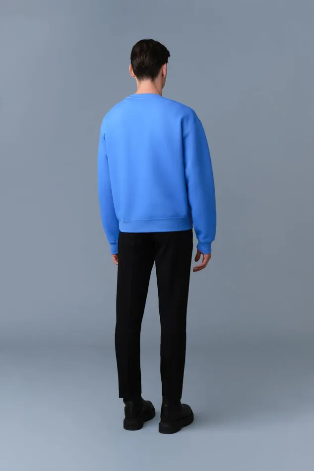 Hoodies and Tops Men Mackage JULIAN DoubleFace Jersey Sweatshirt Sapphire Hoodies and Tops Men Mackage JULIAN DoubleFace Jersey Sweatshirt Sapphire