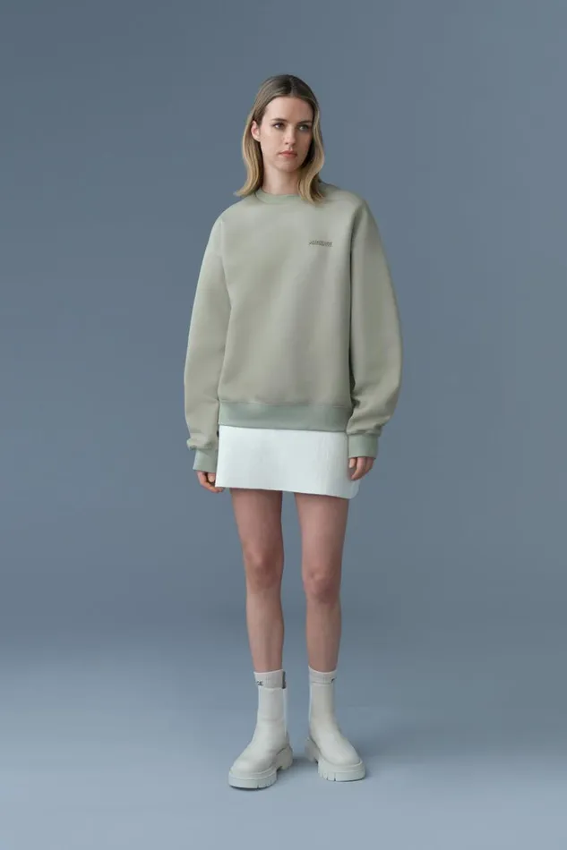 Hoodies and Tops Men Mackage JULIAN DoubleFace Jersey Sweatshirt White Hoodies and Tops Men Mackage JULIAN DoubleFace Jersey Sweatshirt White