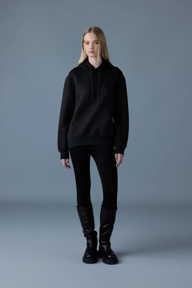 Hoodies and Tops Men Mackage KRYSTIAN Doubleface Jersey Hoodie Black
