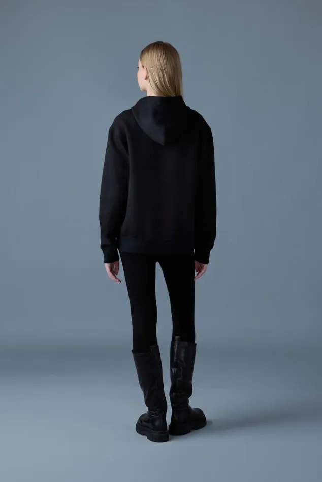 Hoodies and Tops Men Mackage KRYSTIAN Doubleface Jersey Hoodie Black