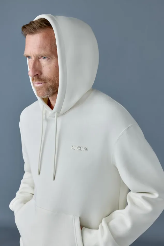 Hoodies and Tops Men Mackage KRYSTIAN Doubleface Jersey Hoodie Camel Hoodies and Tops Men Mackage KRYSTIAN Doubleface Jersey Hoodie Camel
