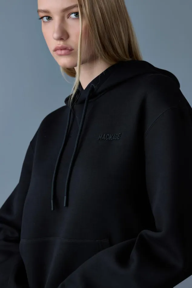 Hoodies and Tops Men Mackage KRYSTIAN Doubleface Jersey Hoodie Camel Hoodies and Tops Men Mackage KRYSTIAN Doubleface Jersey Hoodie Camel