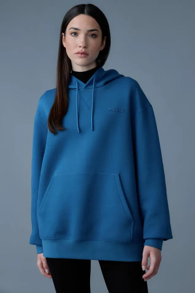Hoodies and Tops Men Mackage KRYSTIAN Doubleface Jersey Hoodie Camel Hoodies and Tops Men Mackage KRYSTIAN Doubleface Jersey Hoodie Camel