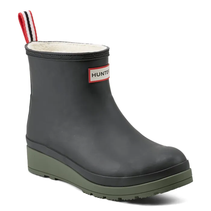 HunterBoots Insulated and Snow Boots Women Women8217s PLAY Insulated Vegan Shearling Short Rain Boots