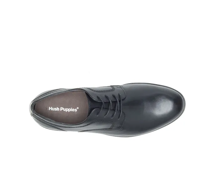 Hush Puppies Shepsky Pt Oxford Black Leather Men Oxfords Hush Puppies Shepsky Pt Oxford Black Leather Men Oxfords