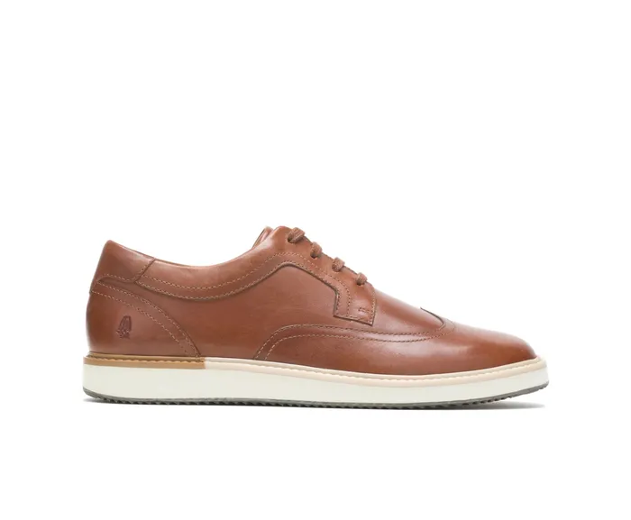 Hush Puppies Sneakers Men Heath Wingtip Oxford Cognac Leather