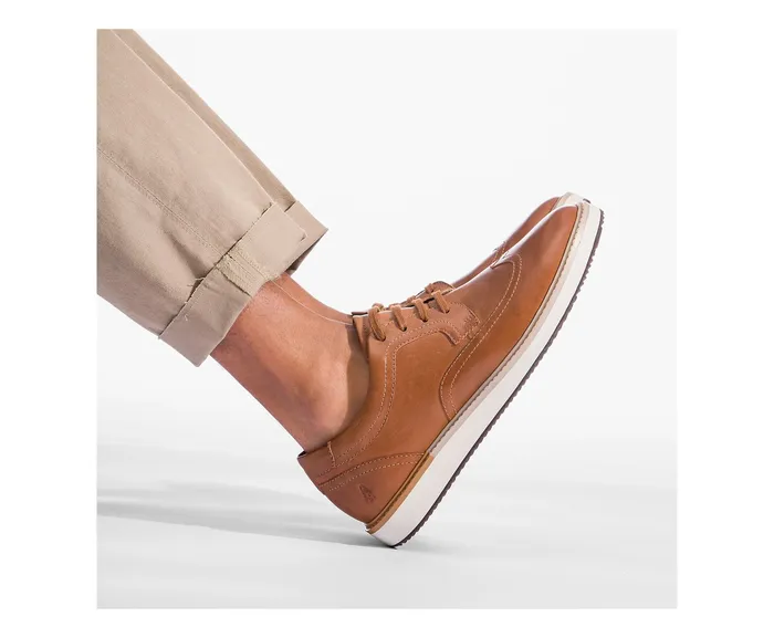 Hush Puppies Sneakers Men Heath Wingtip Oxford Cognac Leather