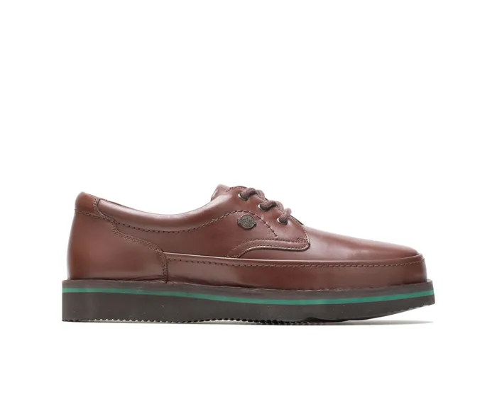 Hush Puppies Walking Shoes Men Mall Walker Antique Brown Leather