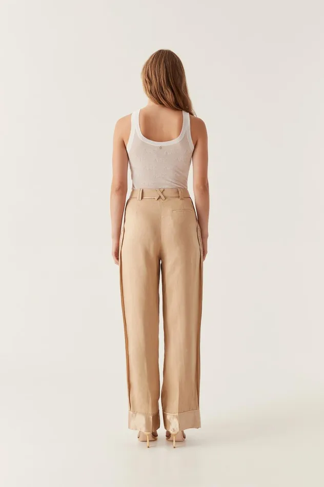 Insight Deconstructed Pant Sand Brown Women Aje Pants