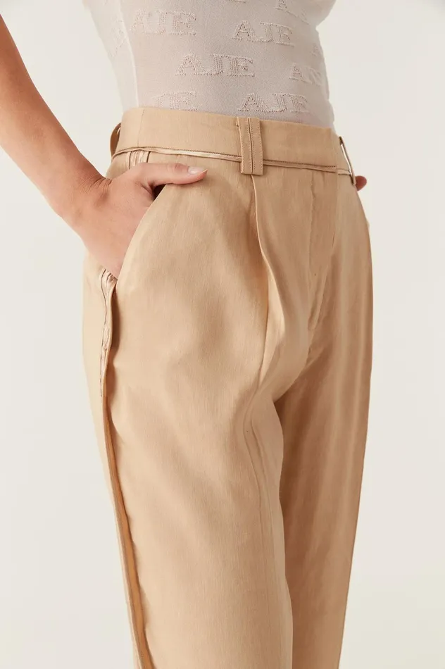 Insight Deconstructed Pant Sand Brown Women Aje Pants