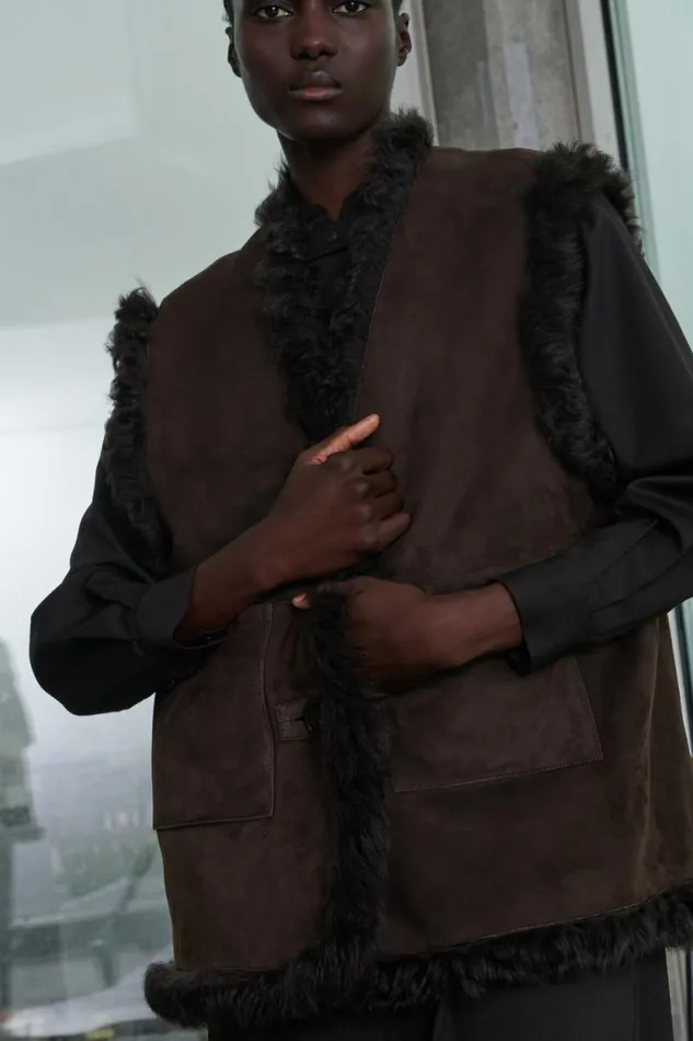 Jackets and Coats Women Soeur VALFREDO WAISTCOAT Brown