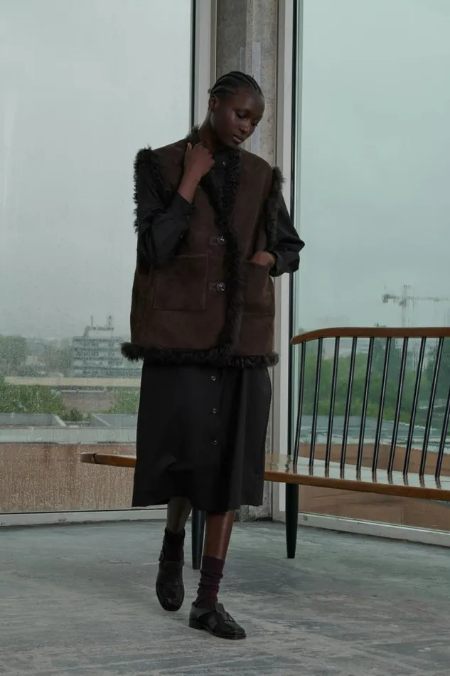 Jackets and Coats Women Soeur VALFREDO WAISTCOAT Brown