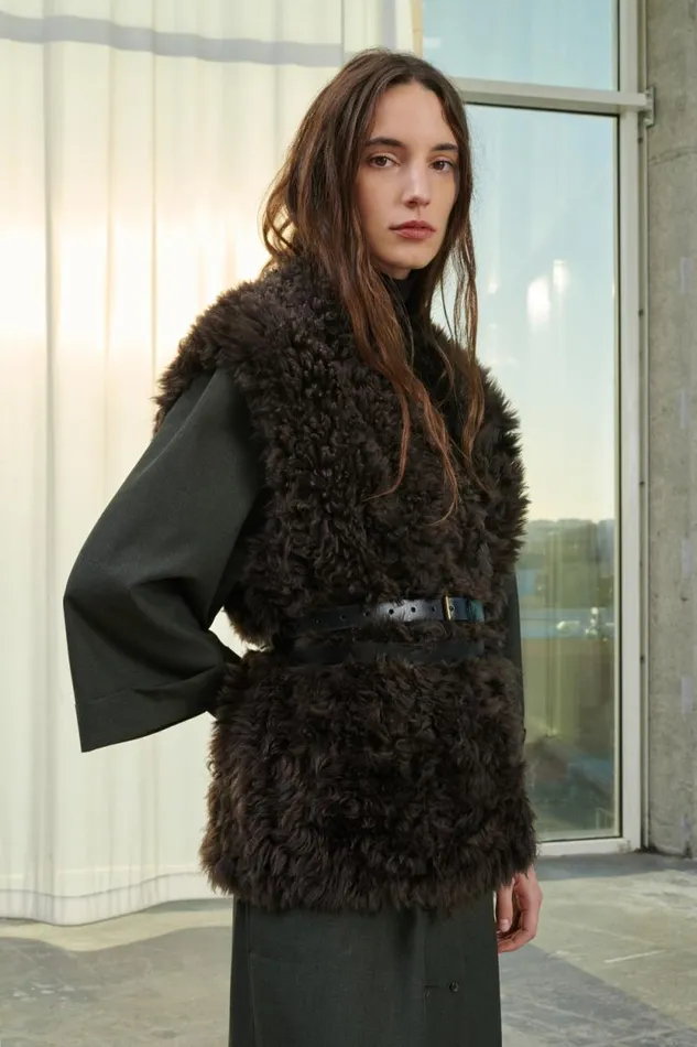 Jackets and Coats Women Soeur VALFREDO WAISTCOAT Brown