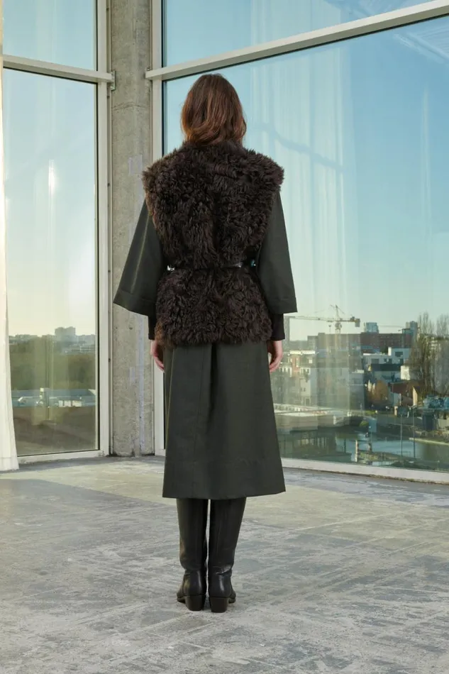 Jackets and Coats Women Soeur VALFREDO WAISTCOAT Brown
