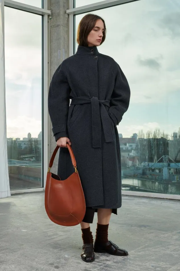 Jackets and Coats Women Soeur VANCOUVER COAT Dark Mottled Grey