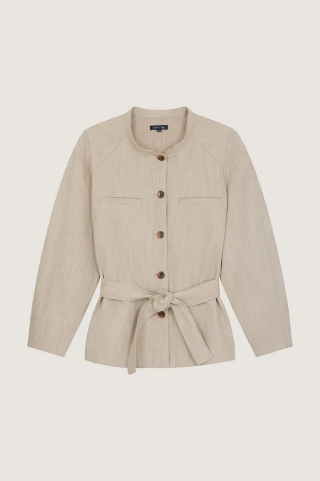 Jackets and Coats Women Soeur VENICE JACKET Beigeoffwhite