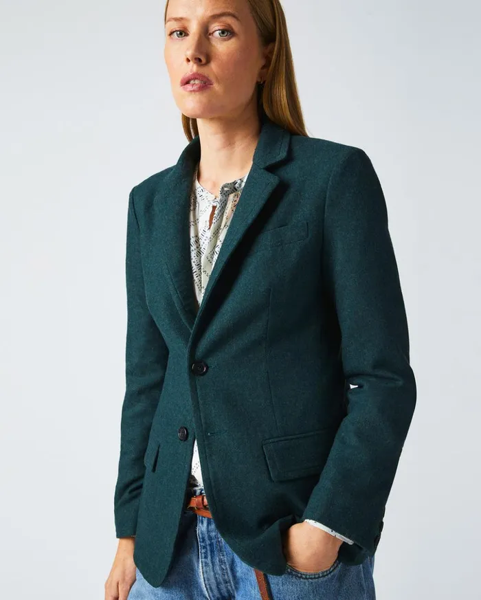 Jackets and Outerwear Women Billy Reid Banded Blazer Greygreen
