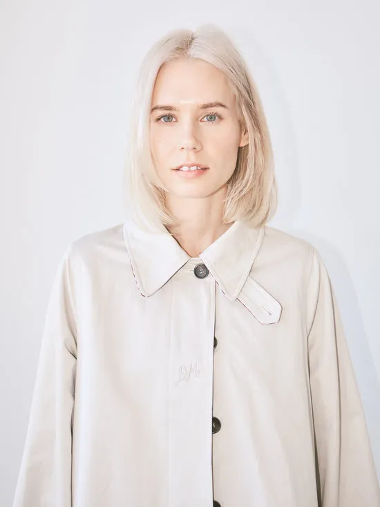 Jackets Outerwear Mercedes Bow Reversible Trench Gingham U0026 Ecru 8211 Lisa Says Gah Women