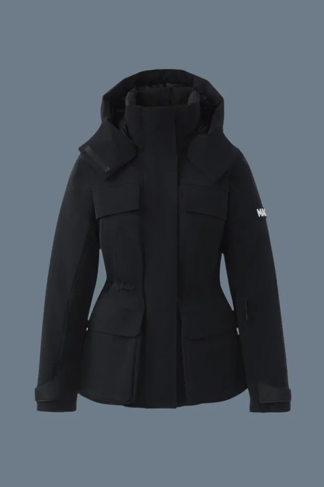 Jackets Women Mackage ICLYNR Medium Down Ski Jacket With Removable Hood Black