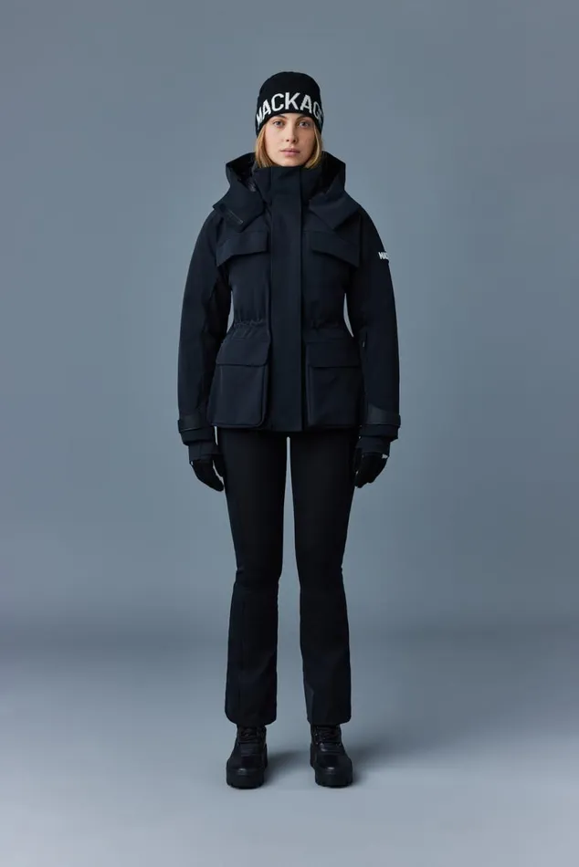 Jackets Women Mackage ICLYNR Medium Down Ski Jacket With Removable Hood Black