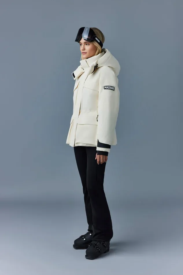 Jackets Women Mackage ICLYNR Medium Down Ski Jacket With Removable Hood Black