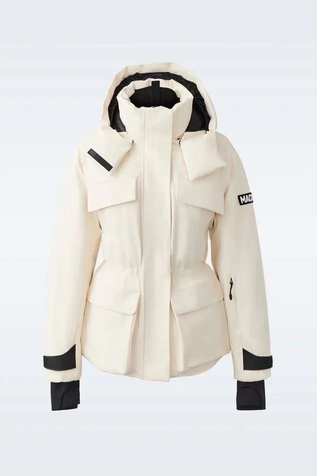 Jackets Women Mackage ICLYNR Medium Down Ski Jacket With Removable Hood Black