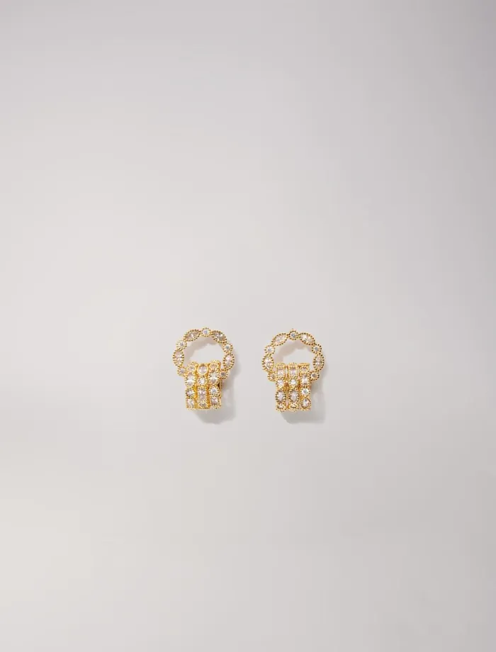 Jewelry Women Maje Gold Earrings Gold