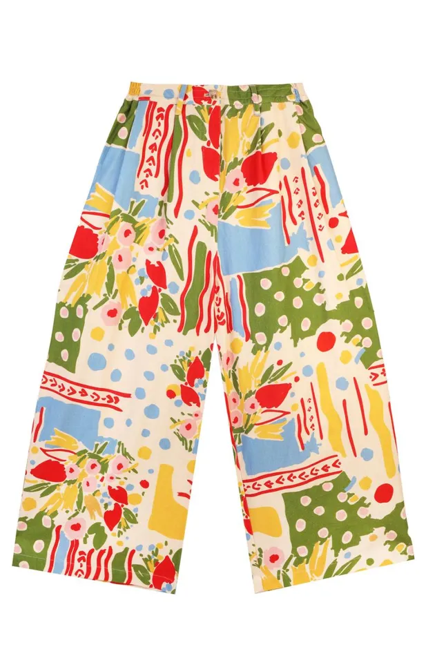Jorgen Trouser Salon Print Womens LF Markey Trousers
