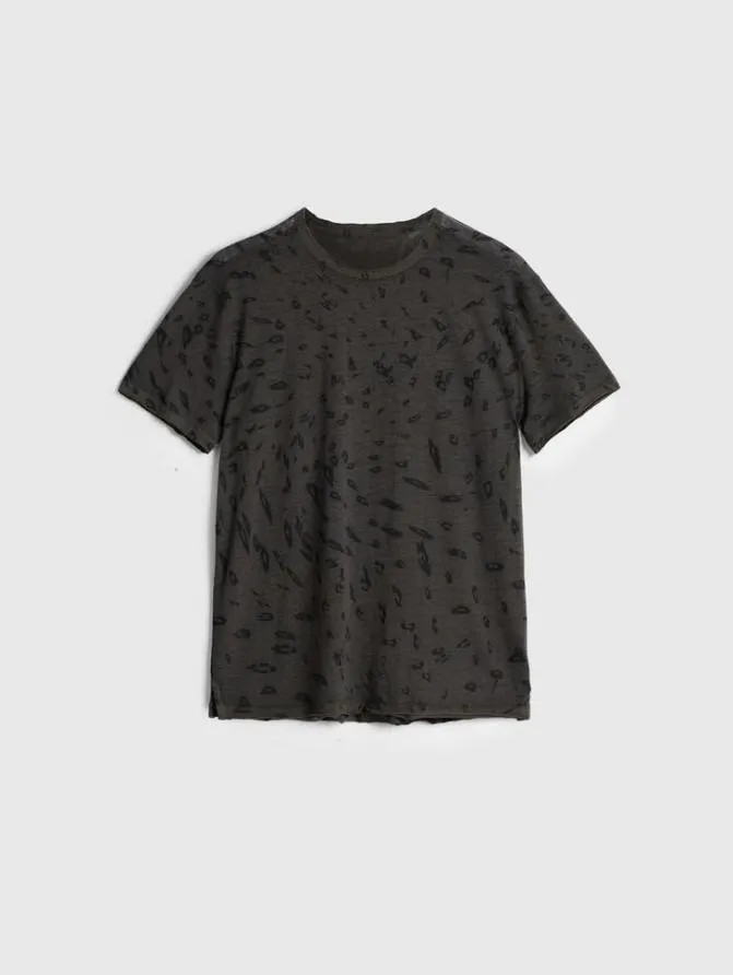JOSE CREWNECK Wood Brown Clothing John Varvatos TShirts
