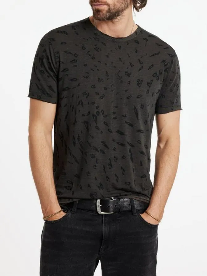 JOSE CREWNECK Wood Brown Clothing John Varvatos TShirts