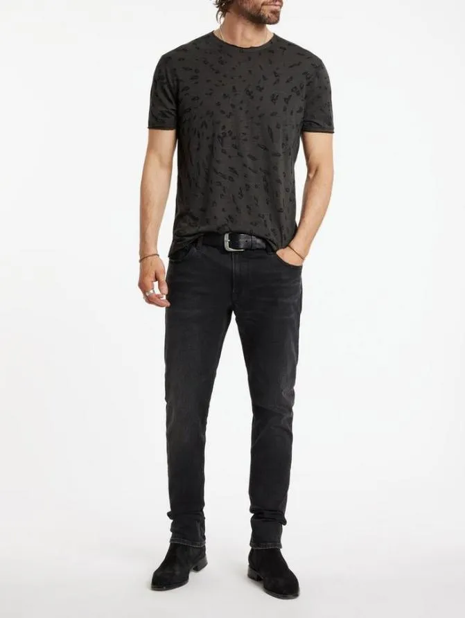 JOSE CREWNECK Wood Brown Clothing John Varvatos TShirts