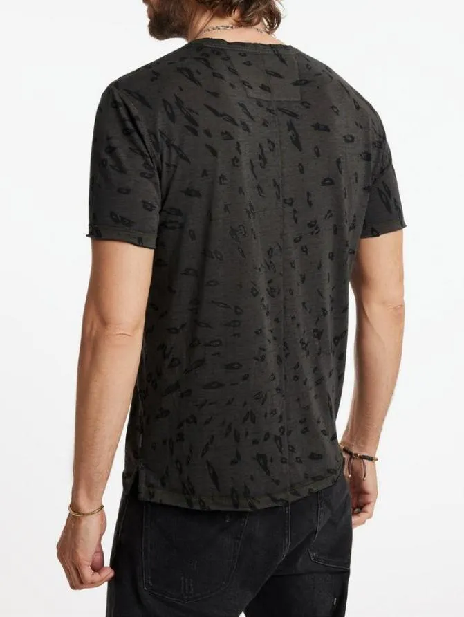 JOSE CREWNECK Wood Brown Clothing John Varvatos TShirts