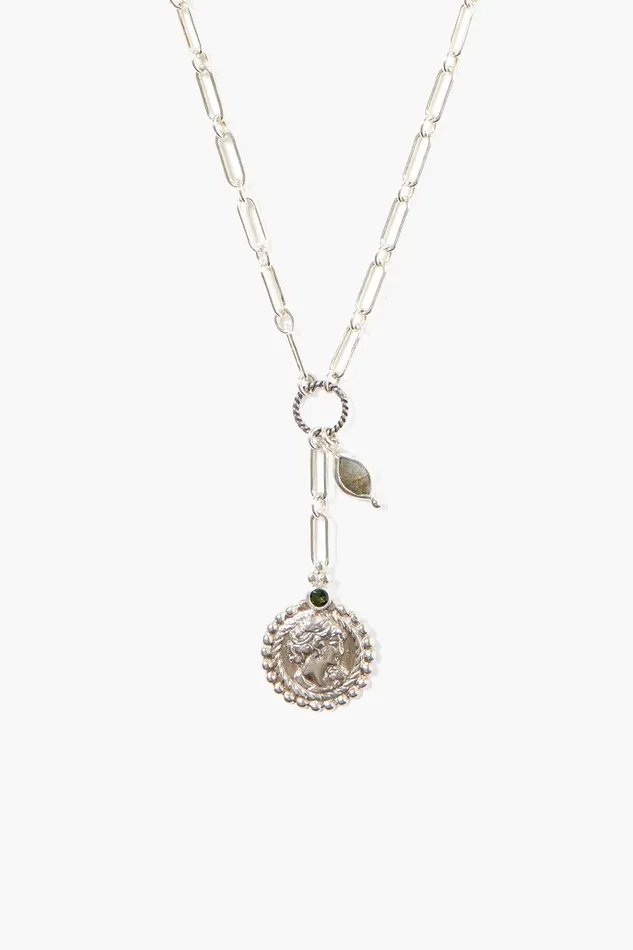 Josephine Coin Necklace Silver Women Chan Luu Necklaces