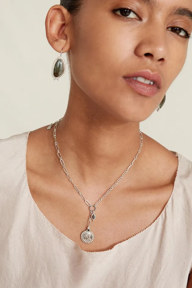 Josephine Coin Necklace Silver Women Chan Luu Necklaces