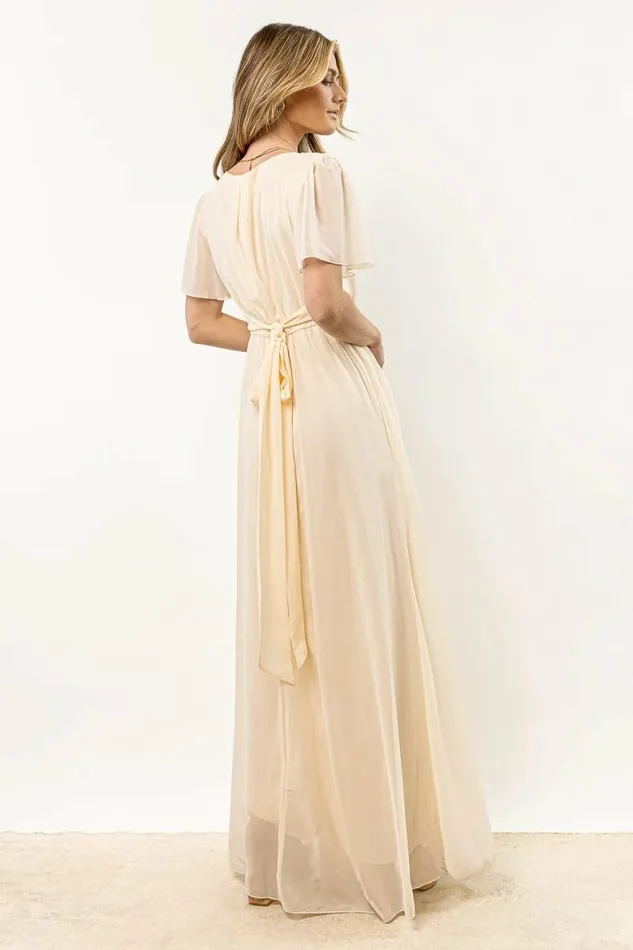 Josie Maxi Dress In Cream 8211 FINAL SALE Cream Women Bohme Dresses