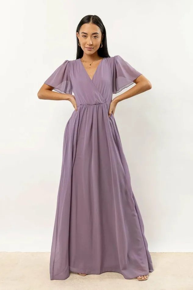 Josie Maxi Dress In Lilac 8211 FINAL SALE Lilac Women Bohme Dresses