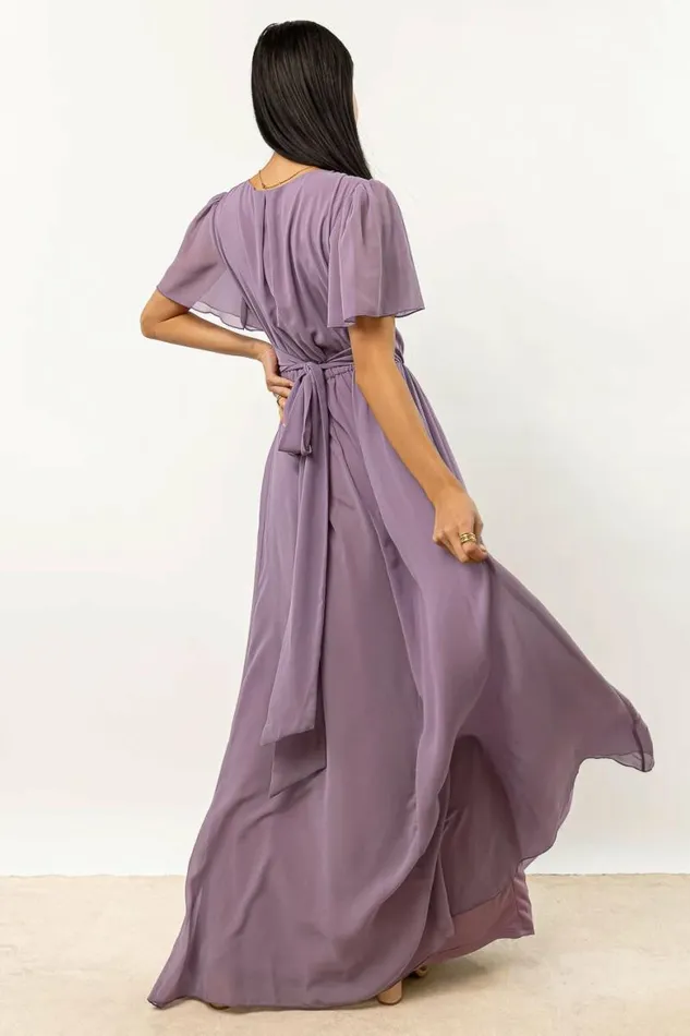 Josie Maxi Dress In Lilac 8211 FINAL SALE Lilac Women Bohme Dresses