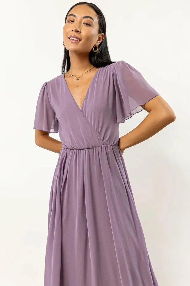 Josie Maxi Dress In Lilac 8211 FINAL SALE Lilac Women Bohme Dresses