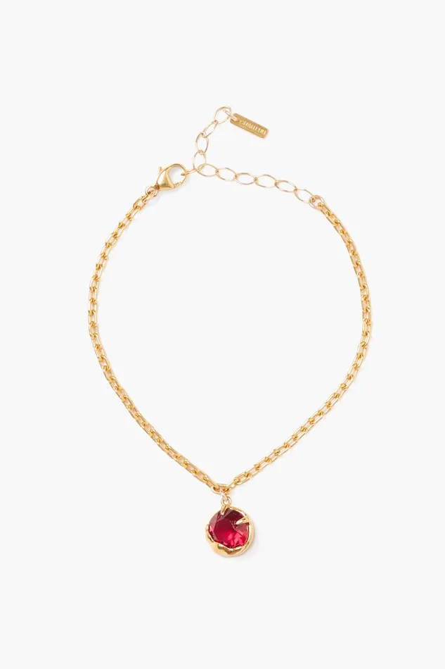 July Birthstone Bracelet Ruby Crystal Women Chan Luu Bracelets