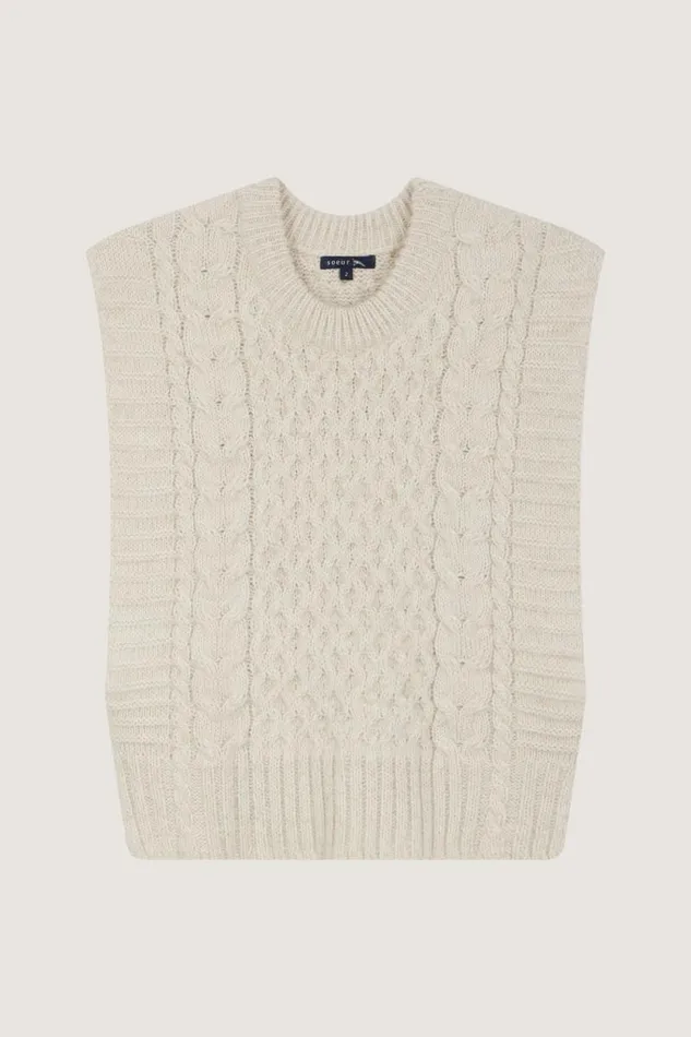 Jumpers and Cardigans Women Soeur VEGAS JUMPER Offwhite