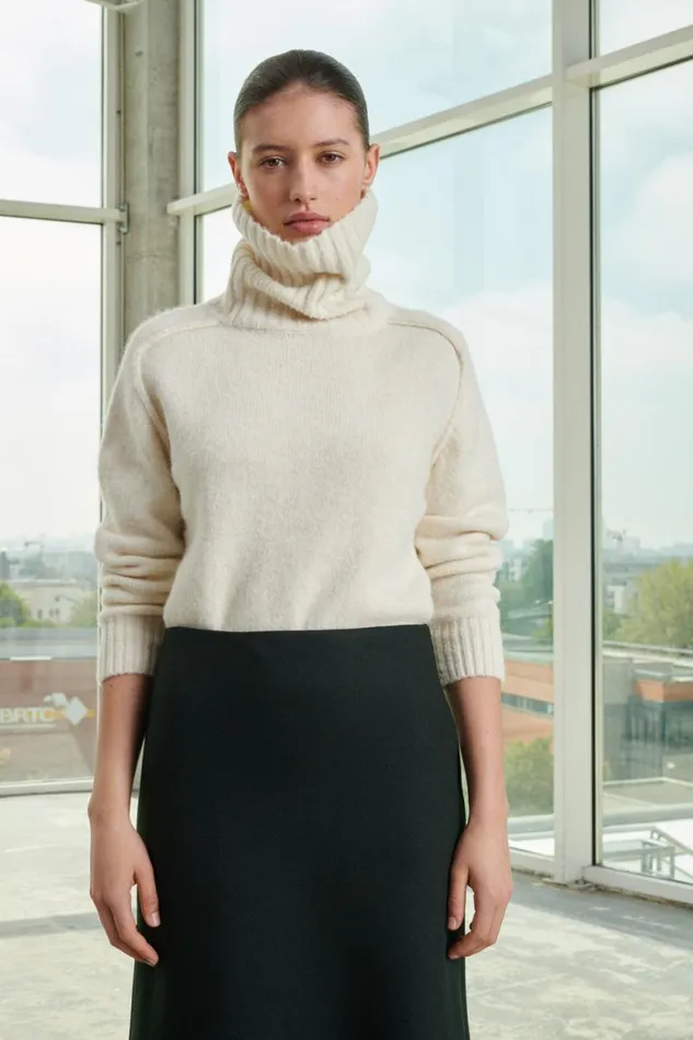 Jumpers and Cardigans Women Soeur WINDY JUMPER Offwhite