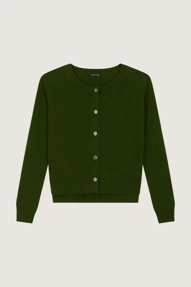 Jumpers and Cardigans Women Soeur WINNER CARDIGAN Green