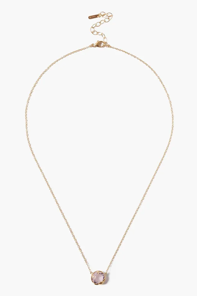 June Birthstone Necklace Alexandrite Crystal Women Chan Luu Necklaces