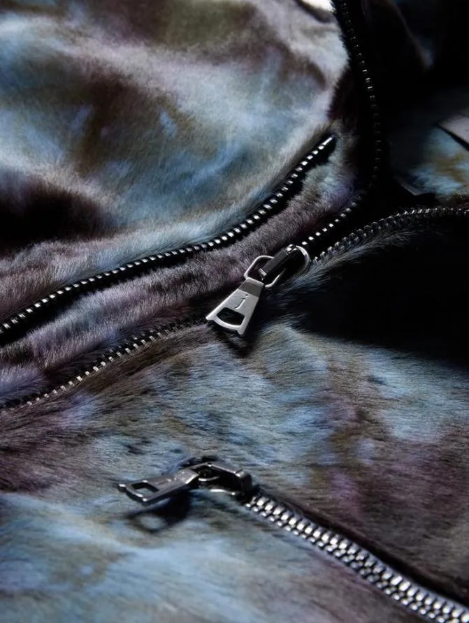 JUNIUS JACKET Blue Multi Clothing John Varvatos Leather Jackets